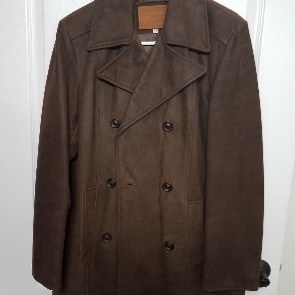 Heavy leather jacket